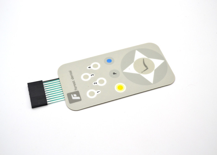 Ekranowane, szczelne przełączniki membranowe do instrumentów medycznych 110 mm x 55 mm