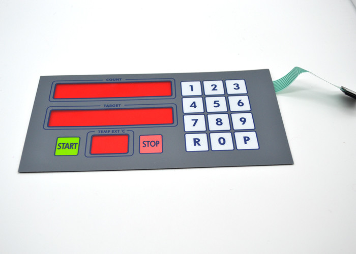 Push Button Metal Dome Membrane Switch z kolorowym przezroczystym okienkiem