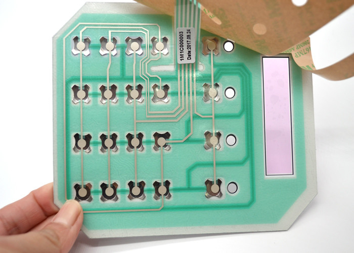 Elastyczna klawiatura membranowa z przełącznikiem przyciskowym ze złączem kablowym 2,44 m
