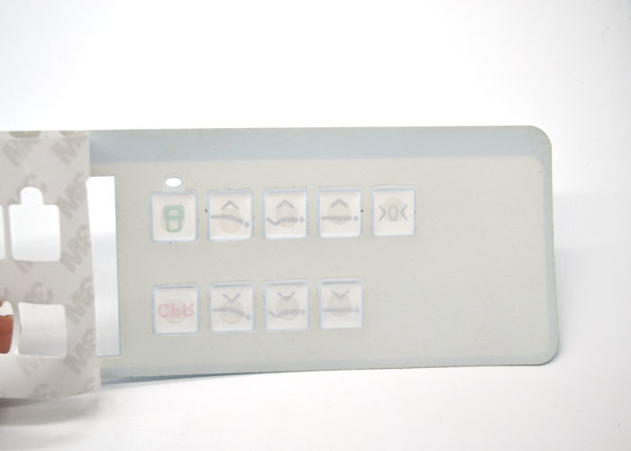 Odporny na zarysowania panel przełącznika membranowego do logo klienta Microchip