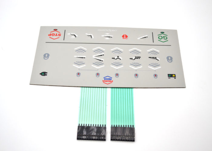 Sygnalizator membranowy LED odporny na wilgoć Tłoczona klawiatura dotykowa do instrumentów medycznych