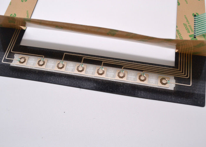 Trwała podświetlana klawiatura membranowa z przezroczystym okienkiem na wyposażenie urządzenia